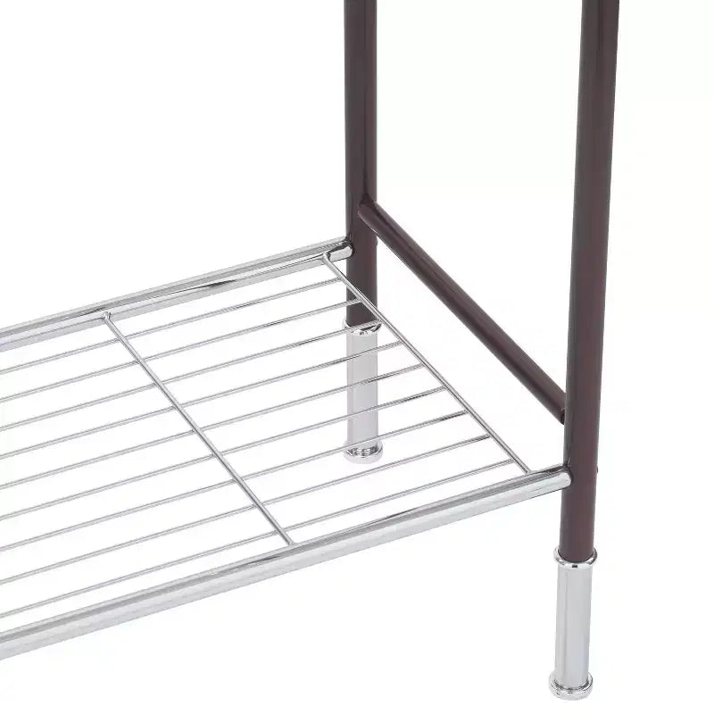 Porta salviette doppio binario grigio - Organizza tutto