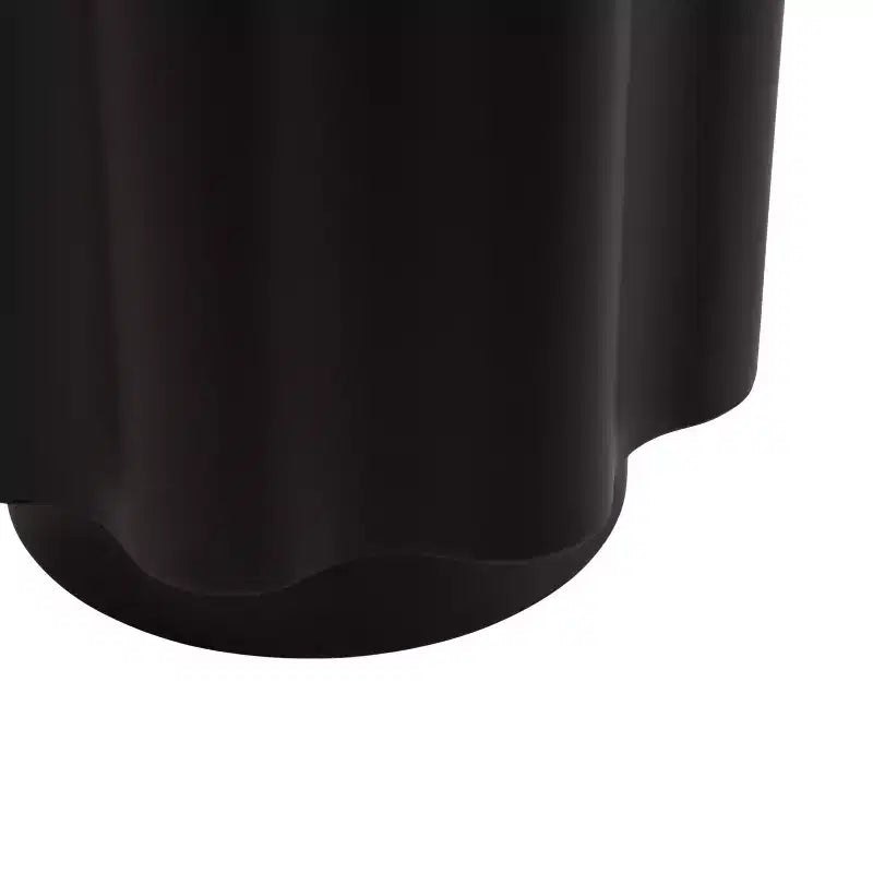 Tavolino da salotto Wavy in metallo, 23x23x56 cm, nero