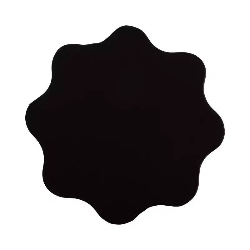 Tavolino da salotto Wavy in metallo, 23x23x56 cm, nero