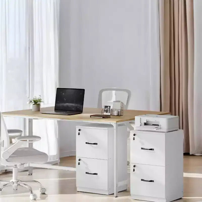 Classificatore verticale a 2 cassetti con 2 cassetti richiudibili a chiave, binario di sospensione regolabile, classificatore, supporto per stampante