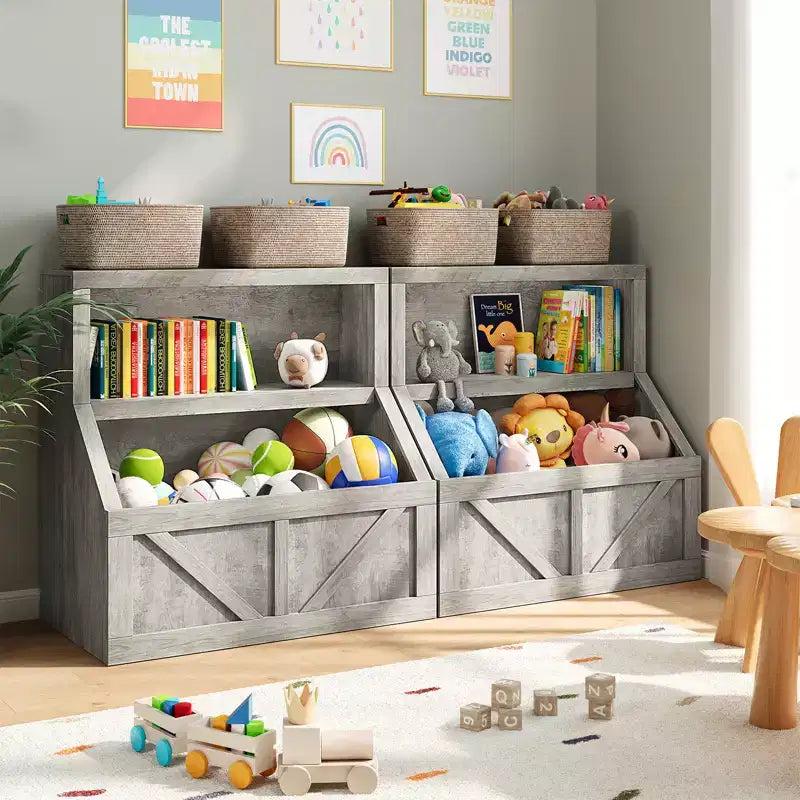 Libreria per Bambini, Armadietto Contenitore con Dispositivo Anti-Ribaltamento, Contenitore Impermeabile per Neonati e Bambini per Asilo Nido, Sala Giochi, Camera da Letto, Corridoio