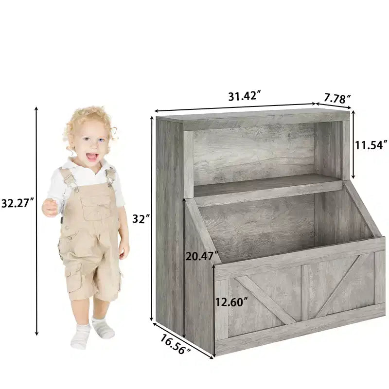 Libreria per Bambini, Armadietto Contenitore con Dispositivo Anti-Ribaltamento, Contenitore Impermeabile per Neonati e Bambini per Asilo Nido, Sala Giochi, Camera da Letto, Corridoio