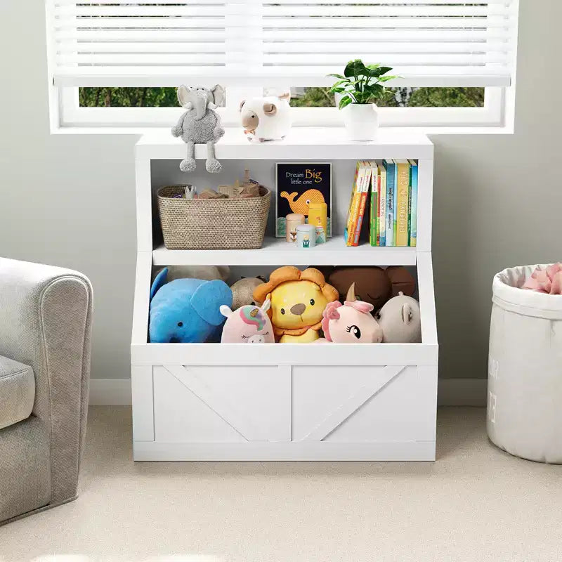 Libreria per Bambini, Armadietto Contenitore con Dispositivo Anti-Ribaltamento, Contenitore Impermeabile per Neonati e Bambini per Asilo Nido, Sala Giochi, Camera da Letto, Corridoio