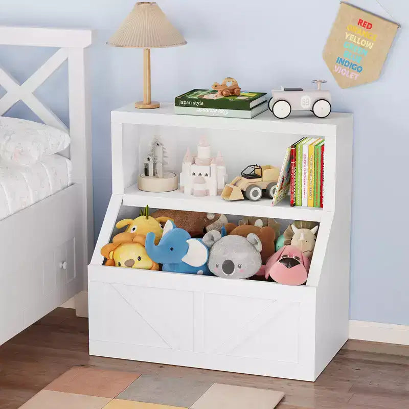 Libreria per Bambini, Armadietto Contenitore con Dispositivo Anti-Ribaltamento, Contenitore Impermeabile per Neonati e Bambini per Asilo Nido, Sala Giochi, Camera da Letto, Corridoio