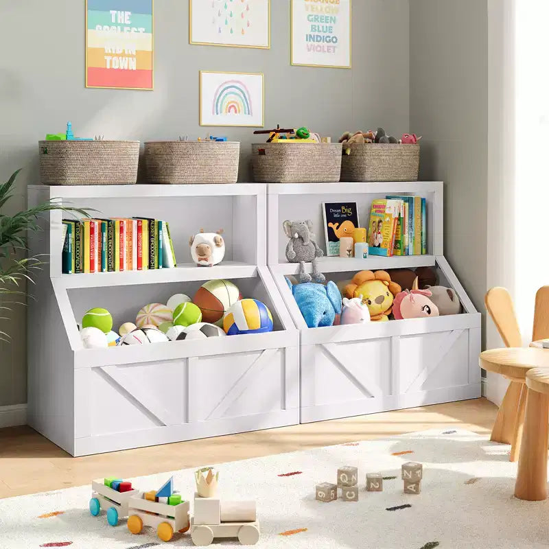Libreria per Bambini, Armadietto Contenitore con Dispositivo Anti-Ribaltamento, Contenitore Impermeabile per Neonati e Bambini per Asilo Nido, Sala Giochi, Camera da Letto, Corridoio