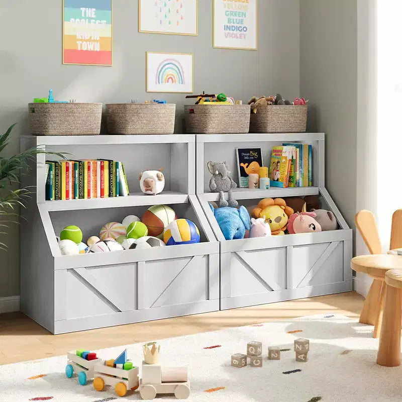 Libreria per Bambini, Armadietto Contenitore con Dispositivo Anti-Ribaltamento, Contenitore Impermeabile per Neonati e Bambini per Asilo Nido, Sala Giochi, Camera da Letto, Corridoio
