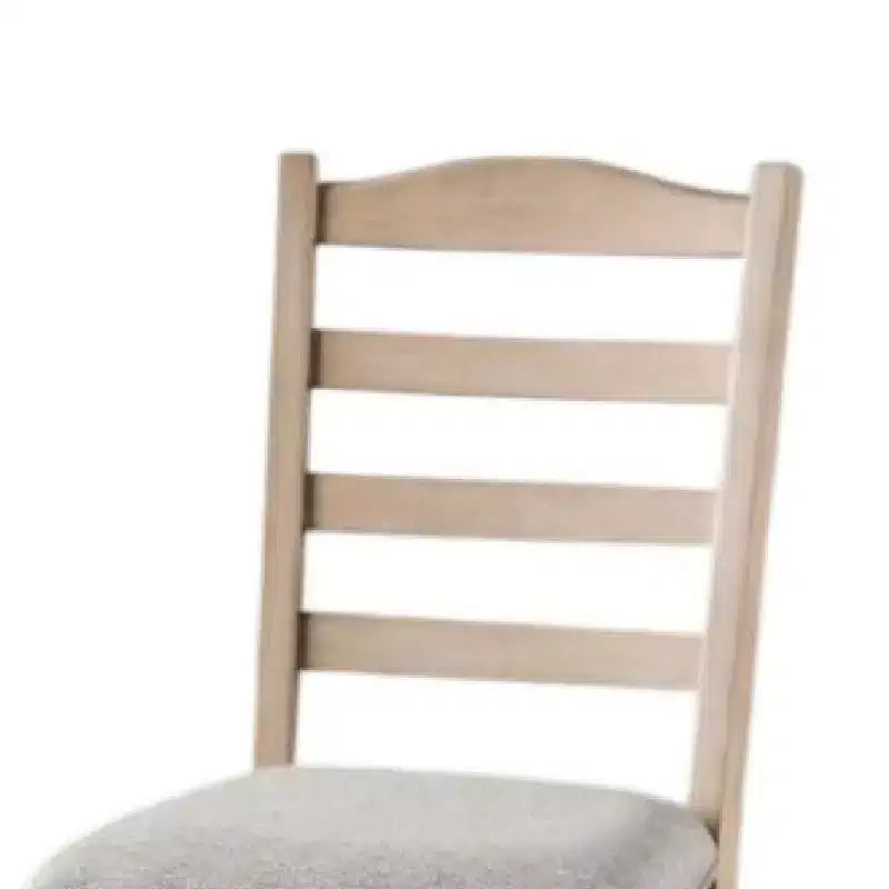 Sedia da pranzo Royal Hampton Set di 2, gambe tornite, legno massello marrone chiaro