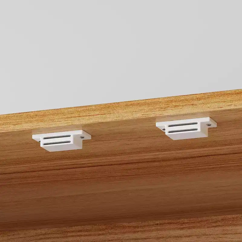 Credenza da cucina con ante magnetiche effetto legno - Ripiani regolabili e cassetti contenitori