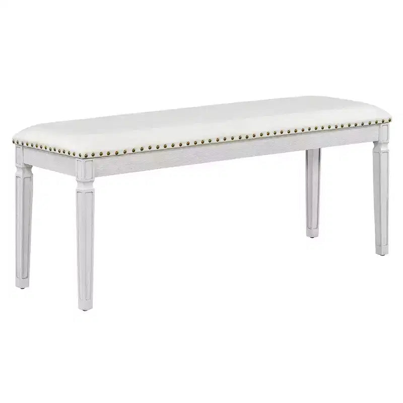 Set tavolo da pranzo vintage e set tavolo da cucina rustico per 6 persone con 4 sedie e panca e gambe intagliate in stile retrò