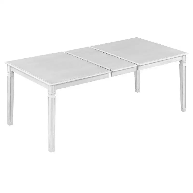 Set tavolo da pranzo vintage e set tavolo da cucina rustico per 6 persone con 4 sedie e panca e gambe intagliate in stile retrò