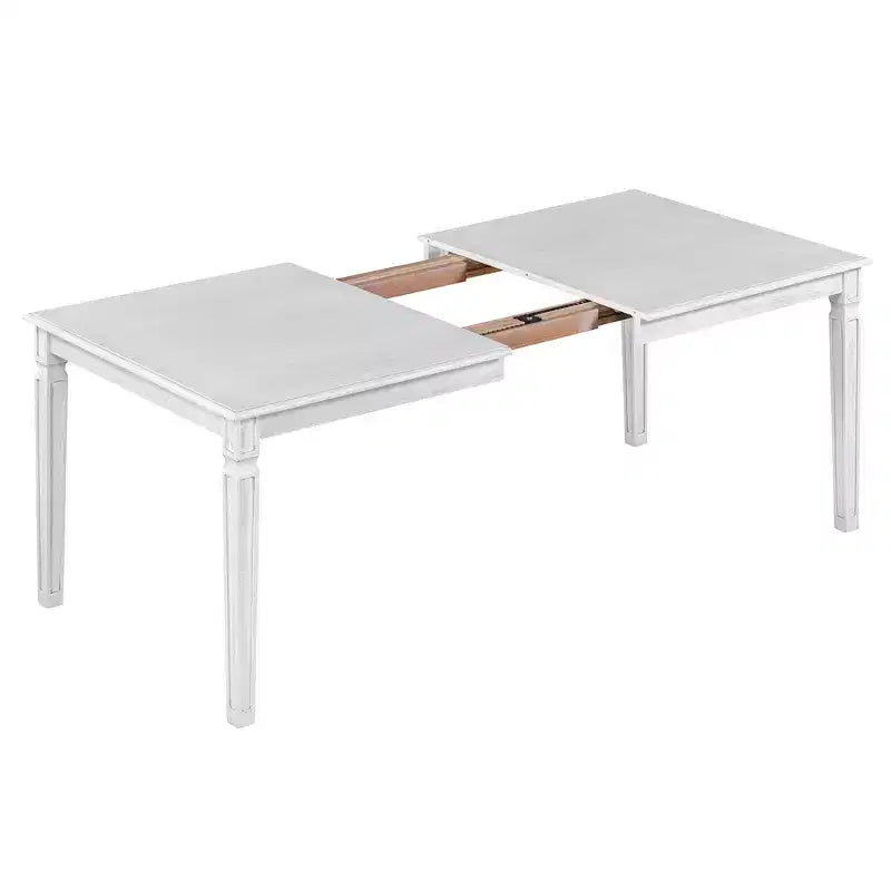 Set tavolo da pranzo vintage e set tavolo da cucina rustico per 6 persone con 4 sedie e panca e gambe intagliate in stile retrò