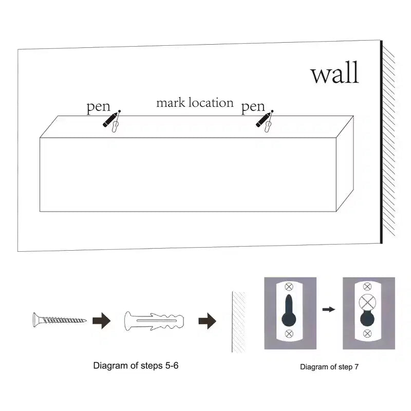 2 Pacchi Mensole Galleggianti FurnitureR, Mensole da Parete Nere in Legno MDF per Arredo e Stoccaggio, Ideali per Camera da Letto, Soggiorno, Bagno, Cucina