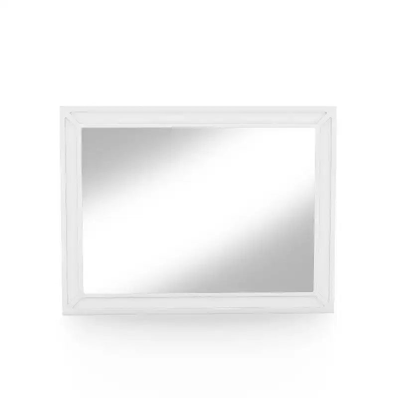 Specchio Contemporaneo con Luce Led e Spina USB Bianco Luminoso - HOMES: Inside + Out