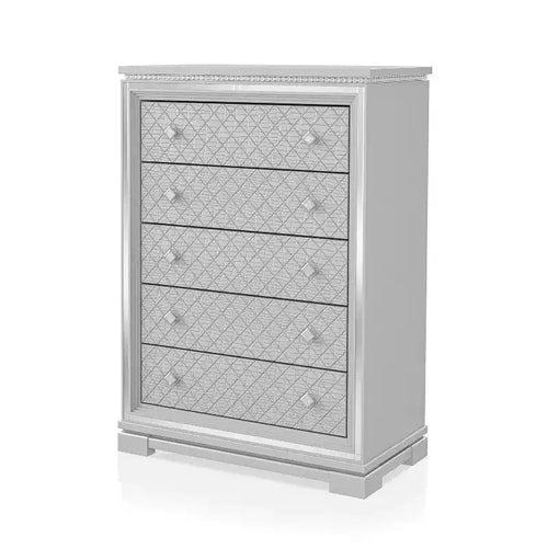 Cassettiera a 5 cassetti argento - HOMES: Inside + Out