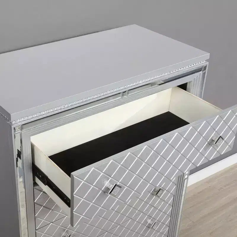 Cassettiera a 5 cassetti argento - HOMES: Inside + Out