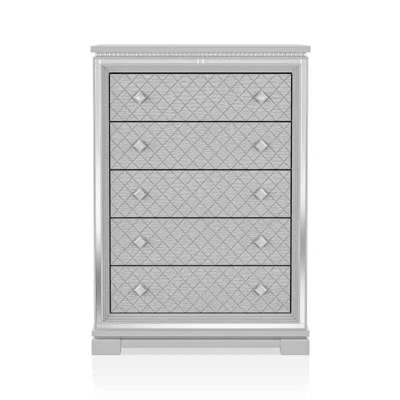 Cassettiera a 5 cassetti argento - HOMES: Inside + Out