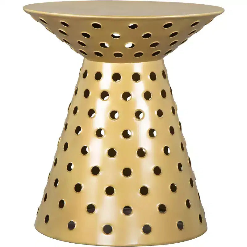 Tavolino d'appoggio Ferro Oro : Piedistallo, Moderno Nessun Montaggio Richiesto, Capacità 100 kg